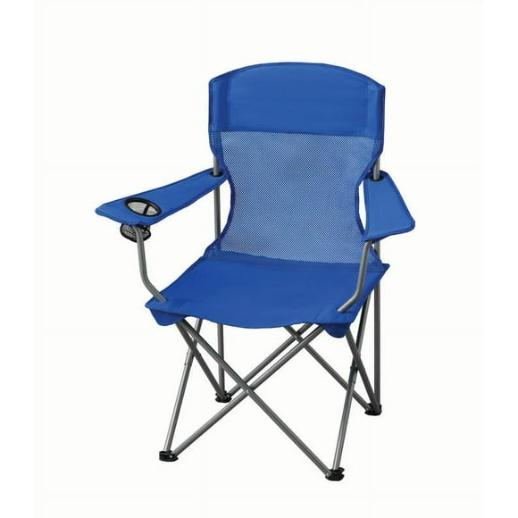 Ozark Trail Basic Mesh Chair, Blue, Adult, 32.28in x 20.28in x 37.60in