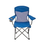 Ozark Trail Basic Mesh Chair Blue, Adult, 32.28in x 20.28in x 37.60in
