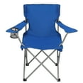 thumbnail image 1 of Ozark Trail Quad Folding Camp Chair with Cup Holder, Blue, 1 of 8
