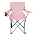 thumbnail image 1 of Ozark Trail Basic Quad Folding Camp Chair with Cup Holder, Coral, Adult, 1 of 7