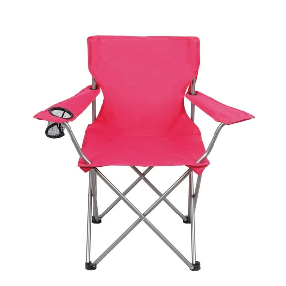 Ozark Trail Folding Quad Chair, Fuschia