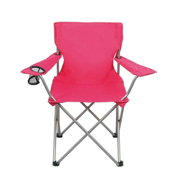 Ozark Trail Folding Quad Chair, Fuschia