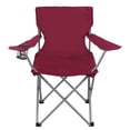 thumbnail image 1 of Ozark Trail Basic Quad Folding Camp Chair with Cup Holder, Orchid Plum, Adult, 1 of 7