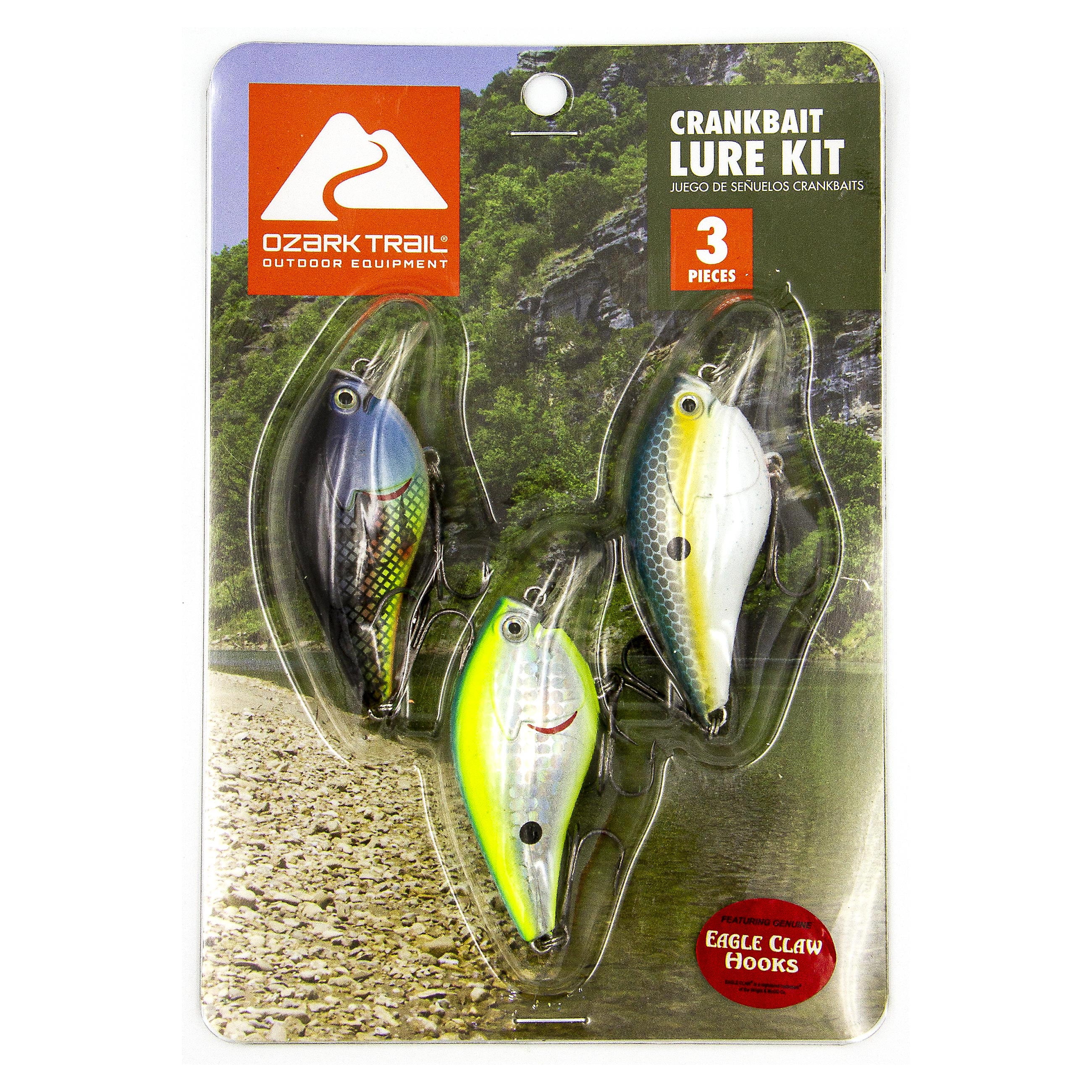 Ozark Trail Bass Lure Kit 3pc Kit 