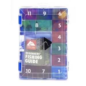 Kit de pesca para principiantes con señuelos variados, flotadores, anzuelos y accesorios