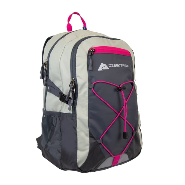 Sac à Dos Ozark Trail Atka 28L - Gris/orange - Léger Pliable - Occasion Très Bon état