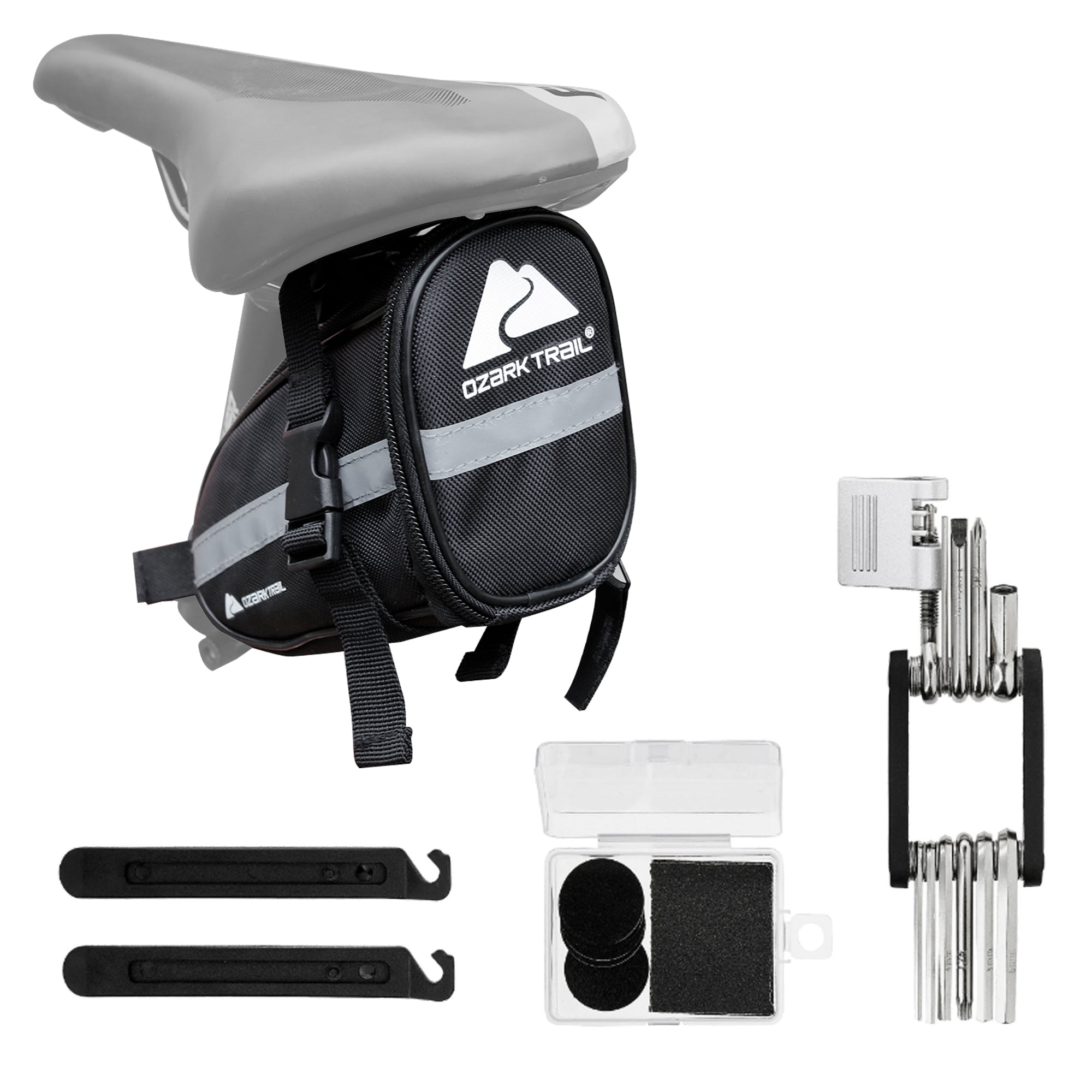 Ozark Trail Bike Repair Kit with Seat Bag 0.83 lb Walmart