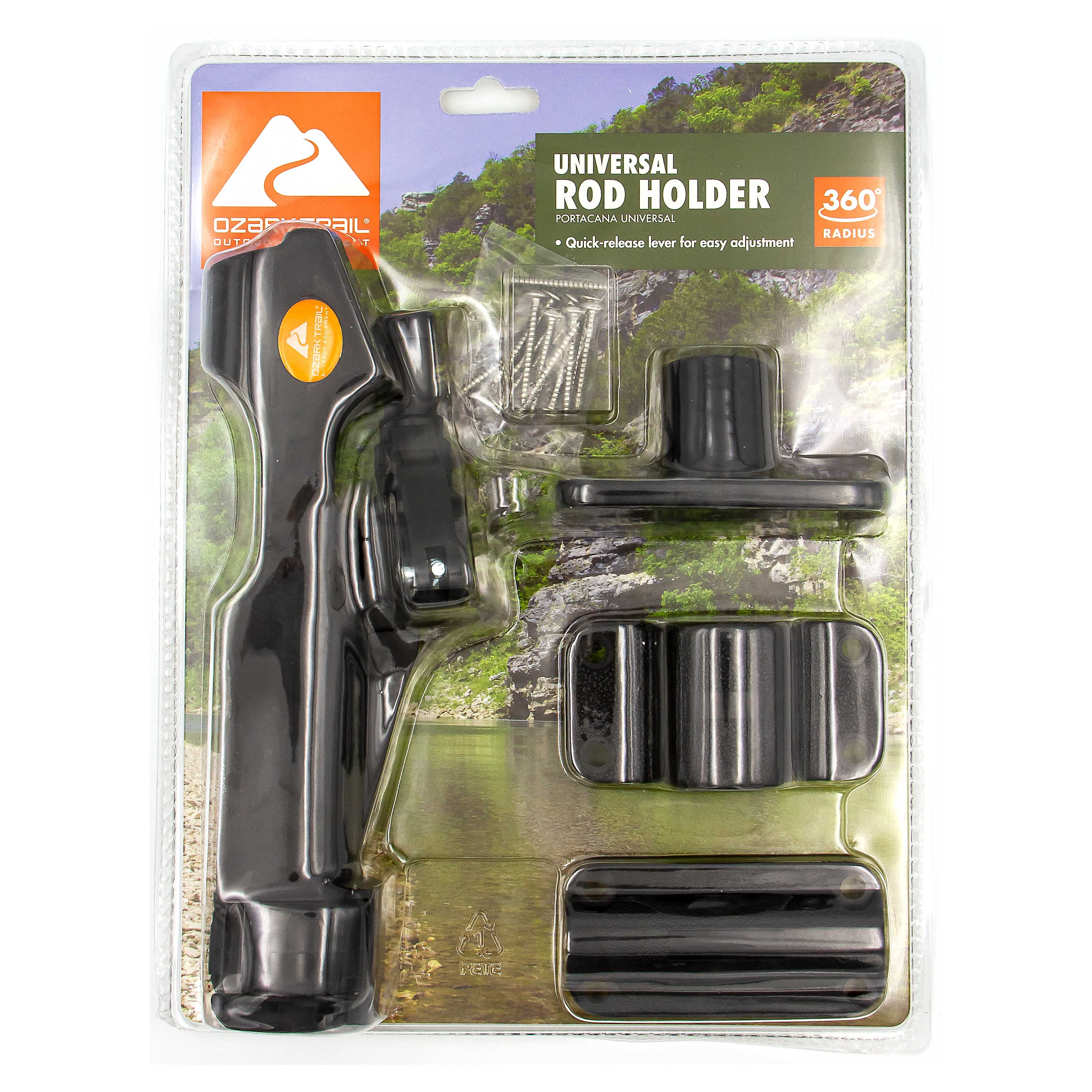 Ozark Trail Universal Rod Holder Black