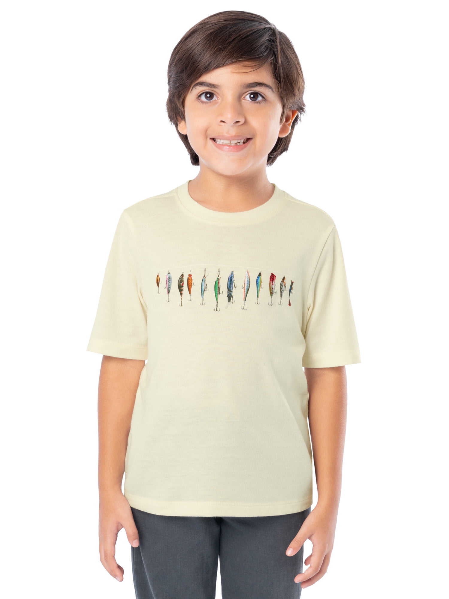 Ozark Trail Boy's Graphic Short Sleeve T-Shirt, Sizes 4-18 & Husky