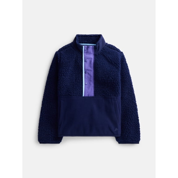 Ozark Trail Boy's High Pile Fleece Jacket, Sizes 4-18 & Husky