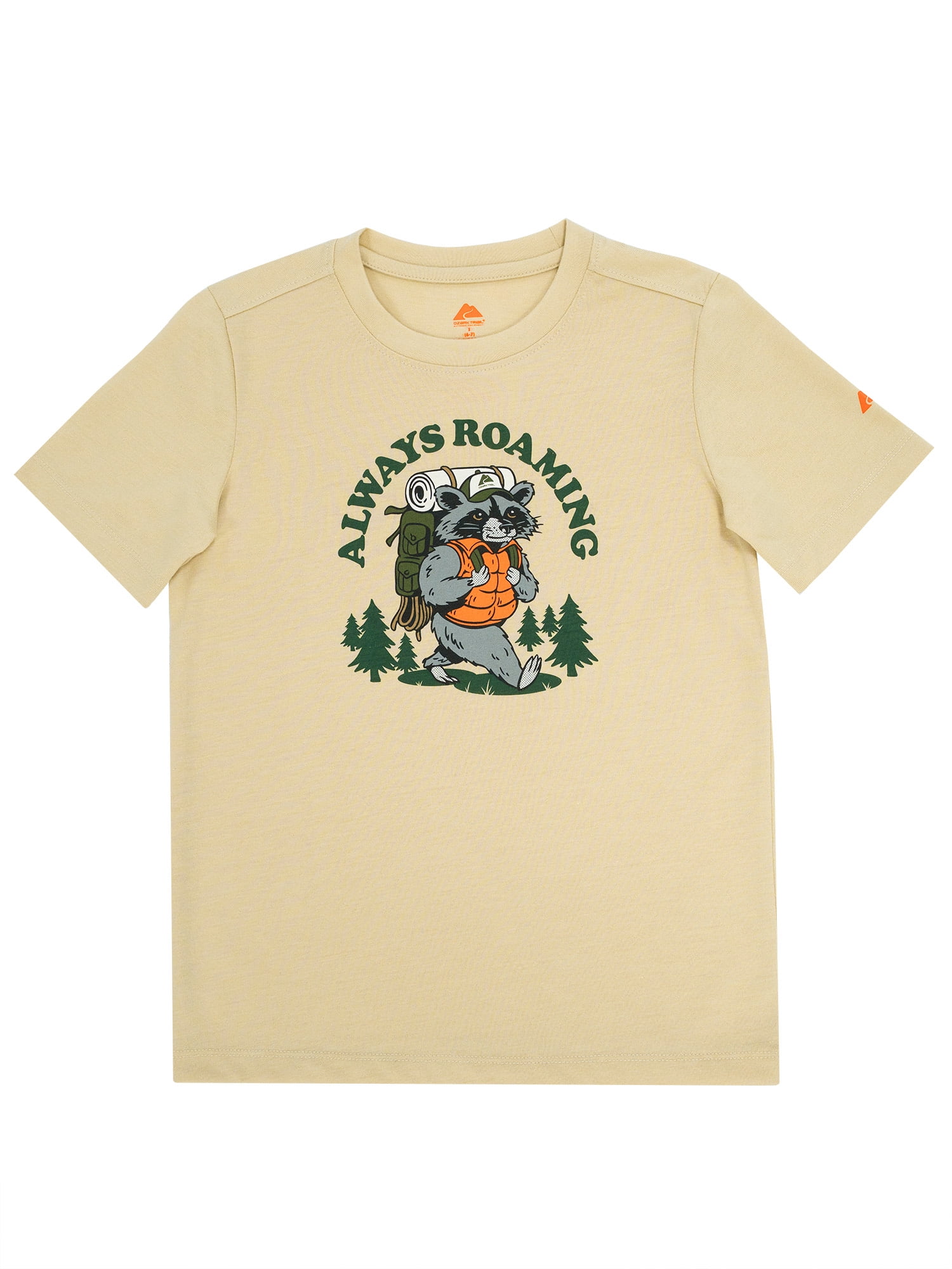Ozark Trail Boys Graphic Tee with Short Sleeves, Sizes XS-XXL