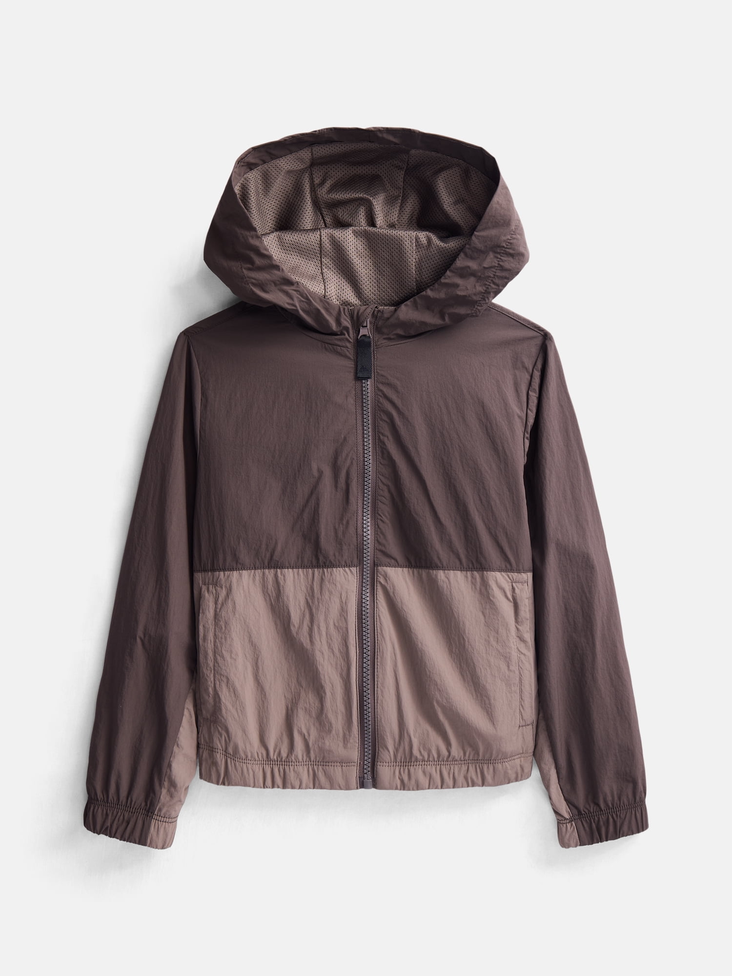 Ozark Trail Boys Colorblock Hooded Windbreaker Jacket, Sizes 4-18