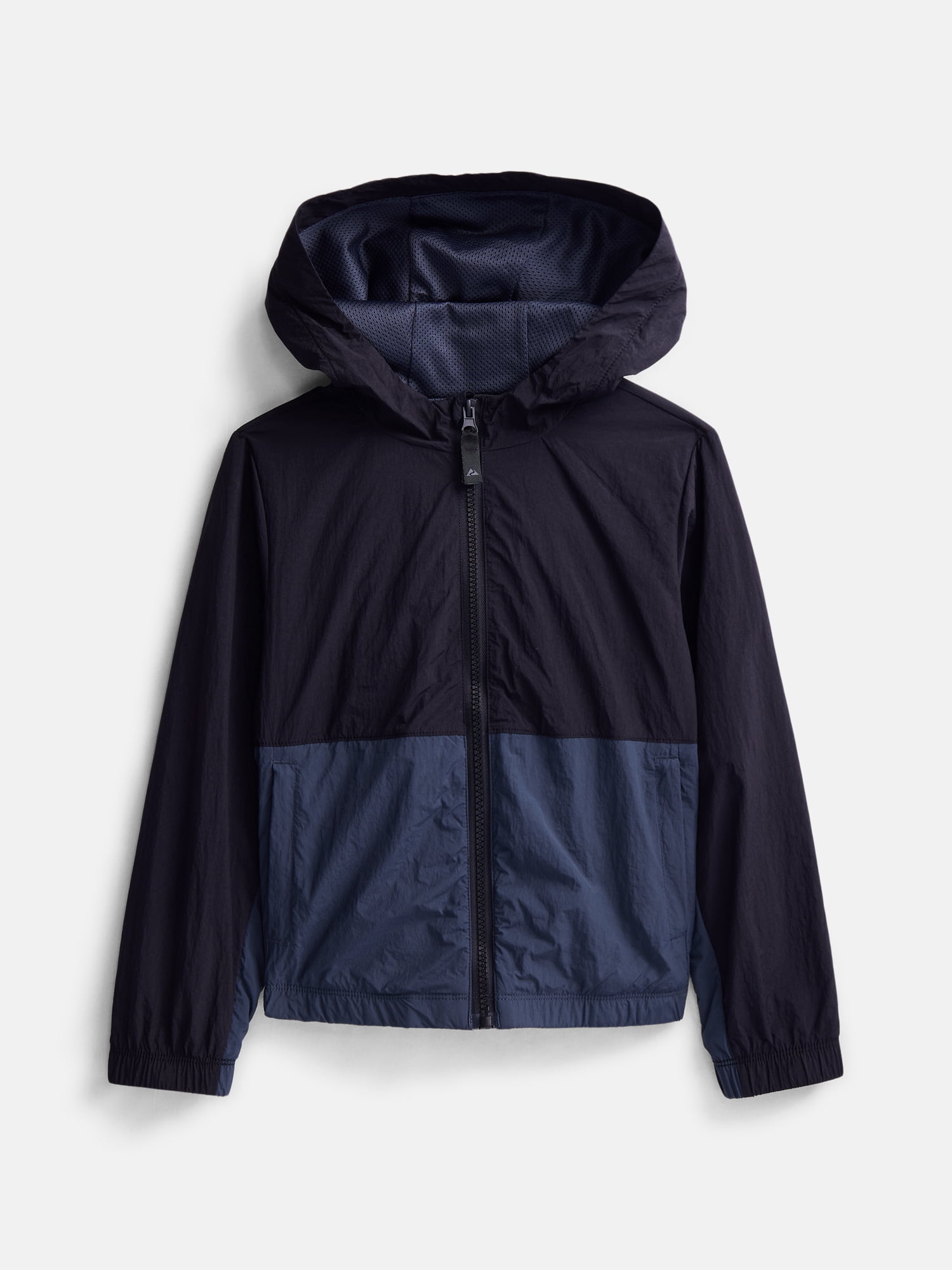 Ozark Trail Boys Colorblock Hooded Windbreaker Jacket, Sizes 4-18