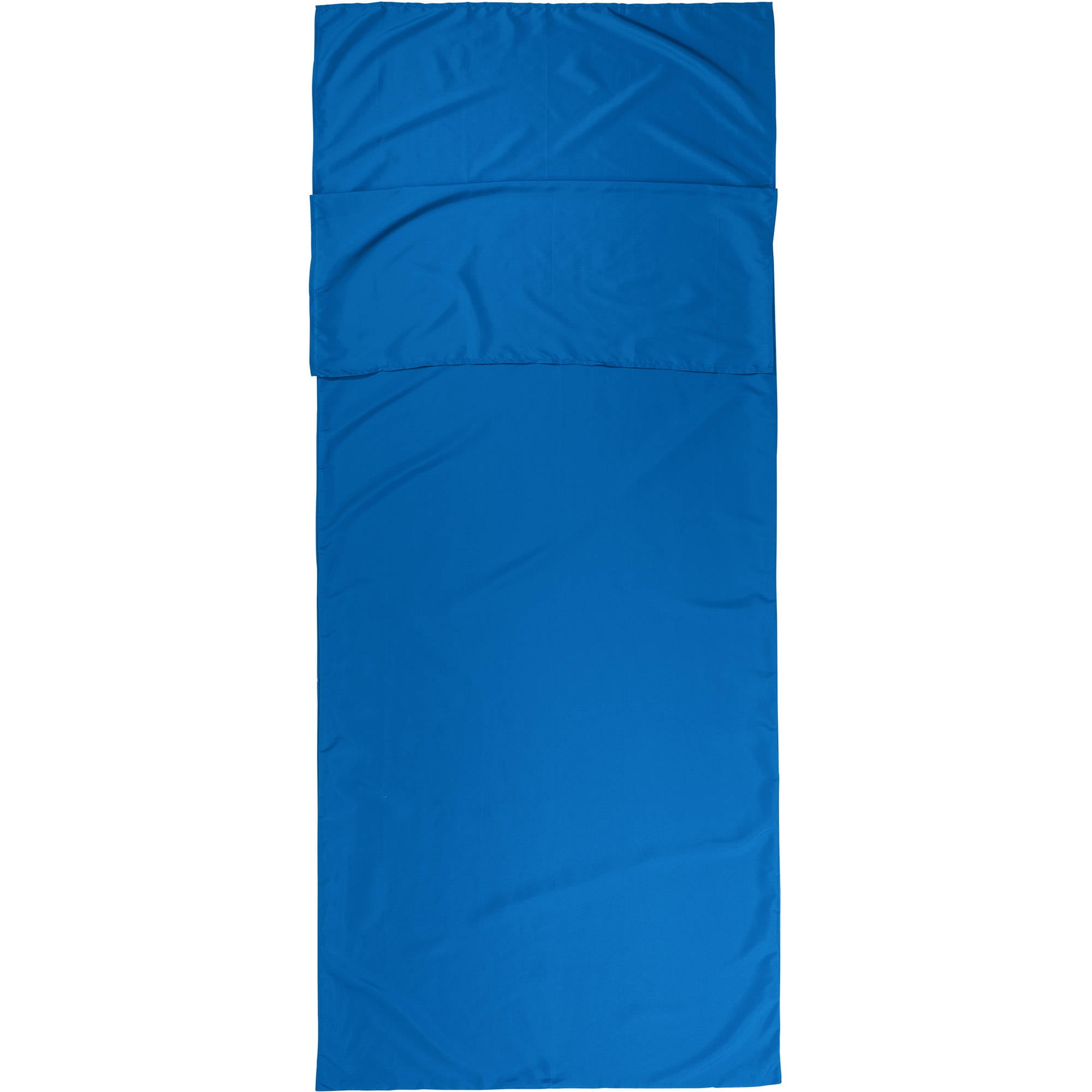Ozark Trail Breathable Polyester Camping Sleeping Bag Liner Sheet, Blue (78" L x 33.5" W)