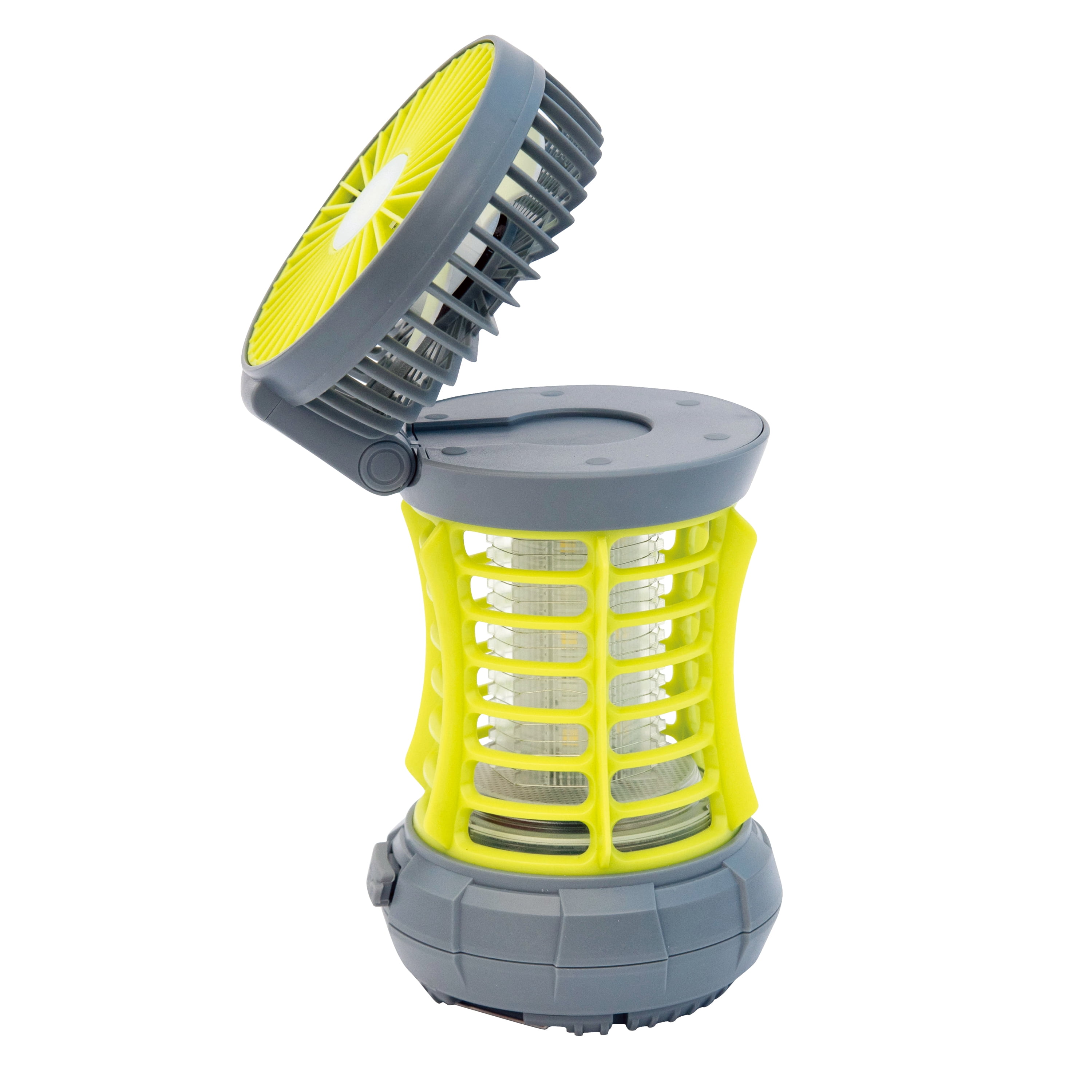 Ozark Trail Bug Zapper, Yellow, 2-in-1 Fan & LED Light, Ourdoor Use, Electronic 5V, Rechargeable