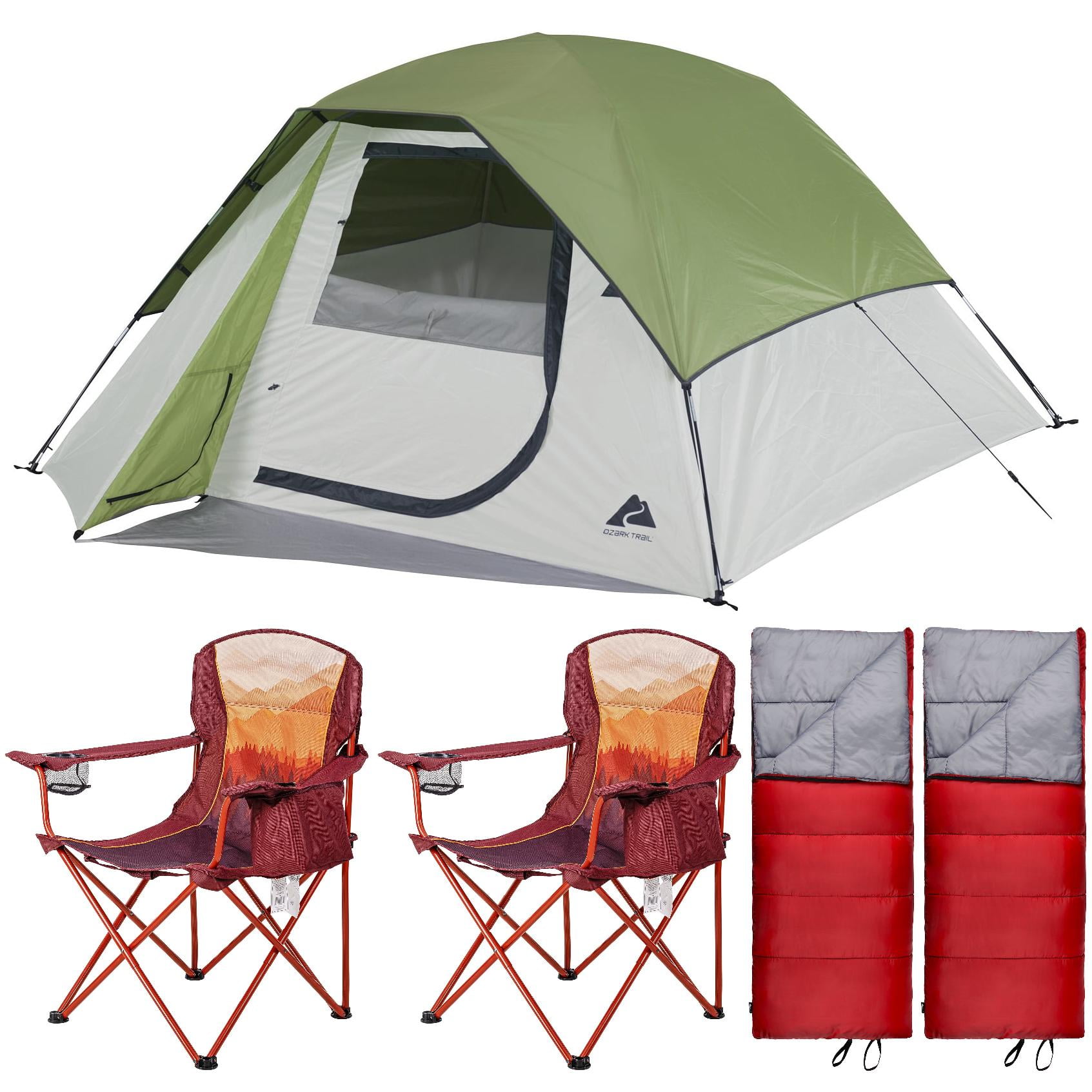 Ozark Trail Camping Bundle For Two - Walmart.com