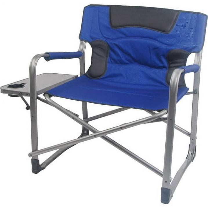 Ozark Trail Camping Director Chair XXL, Blue, Adult, 10lbs