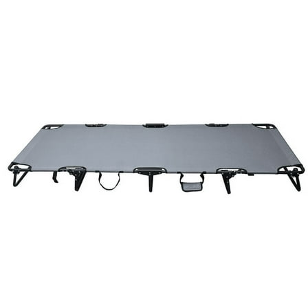 Ozark Trail Camping Folding with Easy Setup Cot, Gray, Adult,75.6in x 25 in x 8.46in, Polyester