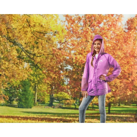 Ozark Trail Child Eva PVC-free Rainwear Jacket (Youth) Size S-M