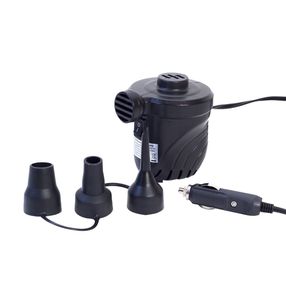 Ozark Trail-DC 12V Air Pump, Black Color, Size:4x3.25x4, One Per Pack