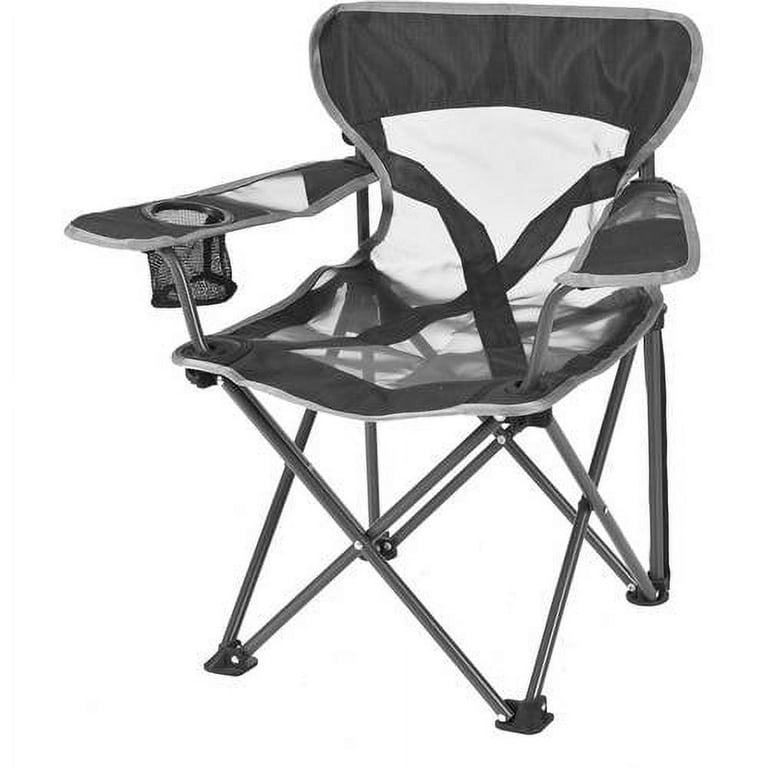 Ozark Trail Deluxe Kid Steel Frame Mesh Chair Grey