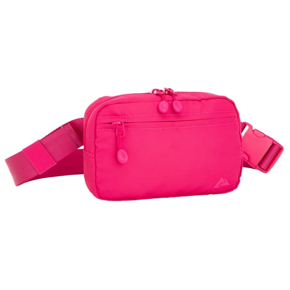 Ozark Trail Denver Fanny pack Fuchsia Pink, Adult, Teen, on Waist