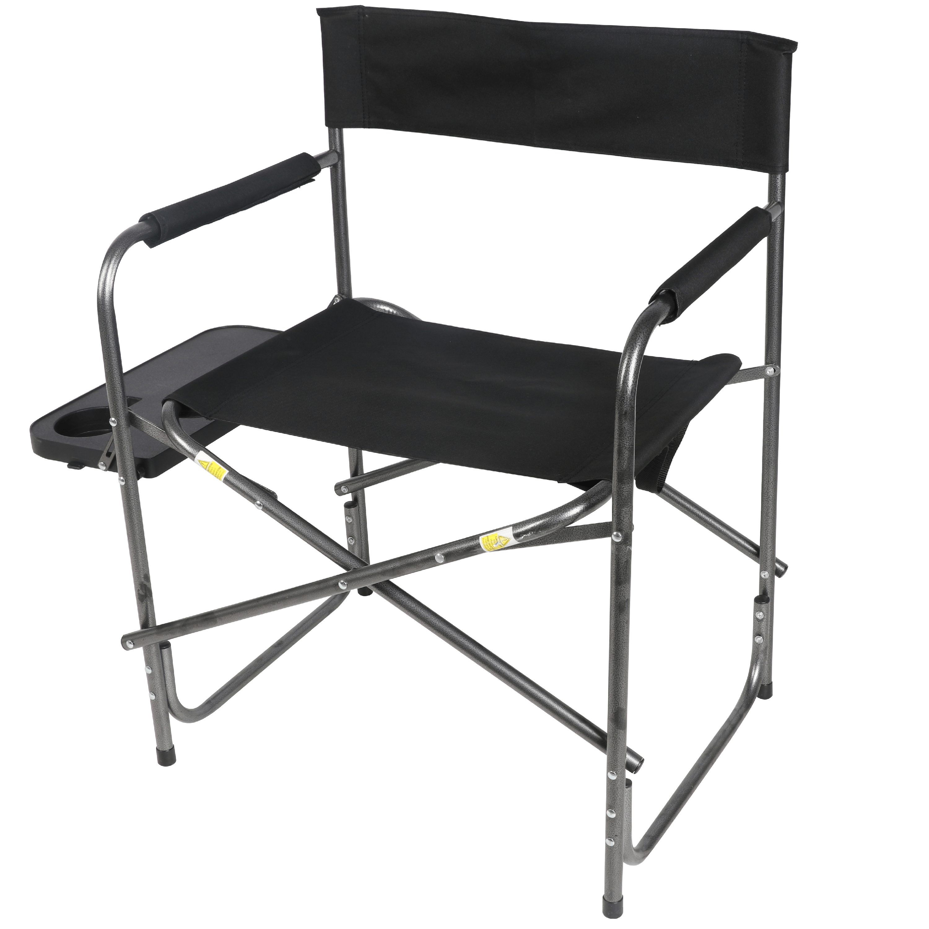Ozark Trail Director’s Chair with Side Table, Adult, Black - image 1 of 11