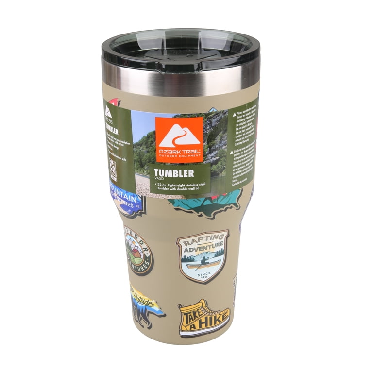 Ozark Trail 32 oz Stainless Steel Tumbler - Walmart.com
