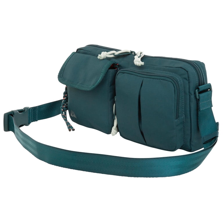 バッグ 00s Tornado Mart West Portia Ozark Trail Unisex Double Pocket Polyester Fanny Pack Cross Body