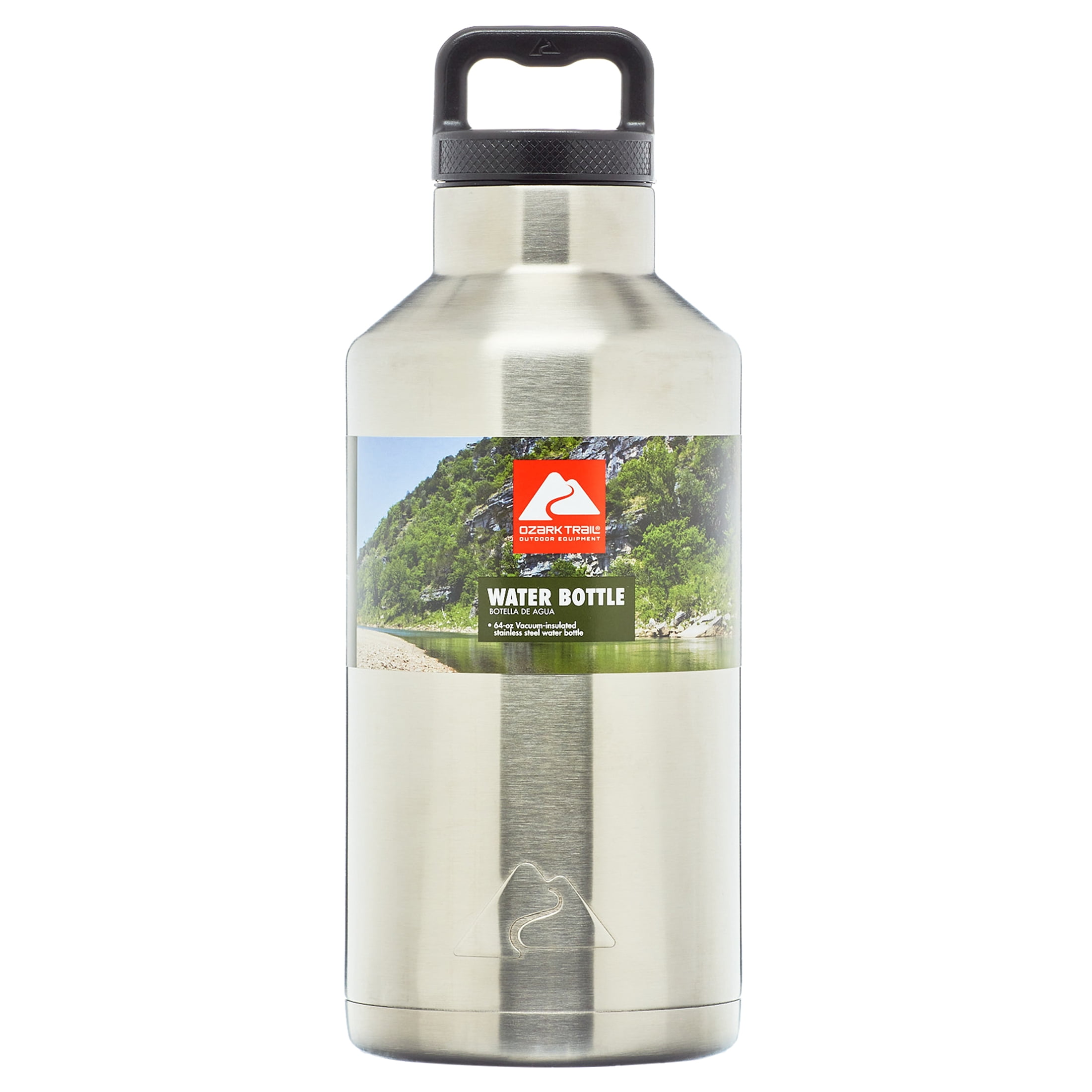 Ozark Trail Double Wall Stainless Steel Water Bottle - 64 oz