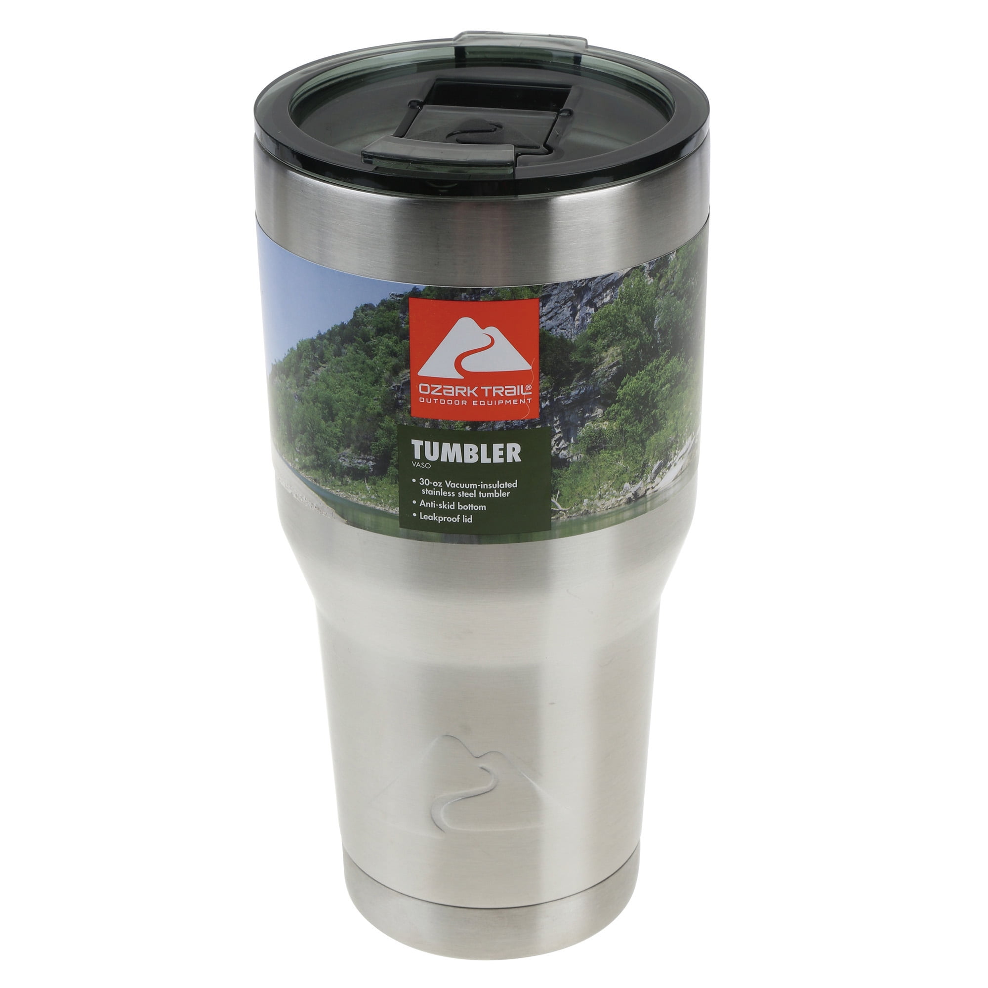 Zak Designs 30oz Stainless Steel Insulated Travel Tumbler with 2-in-1 Lid for Hot & Cold - Jade