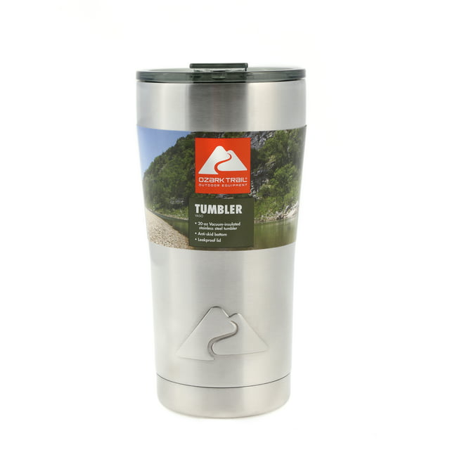 Ozark Trail Double Wall Vacuum Sealed Stainless Water Bottle 24 Ounce