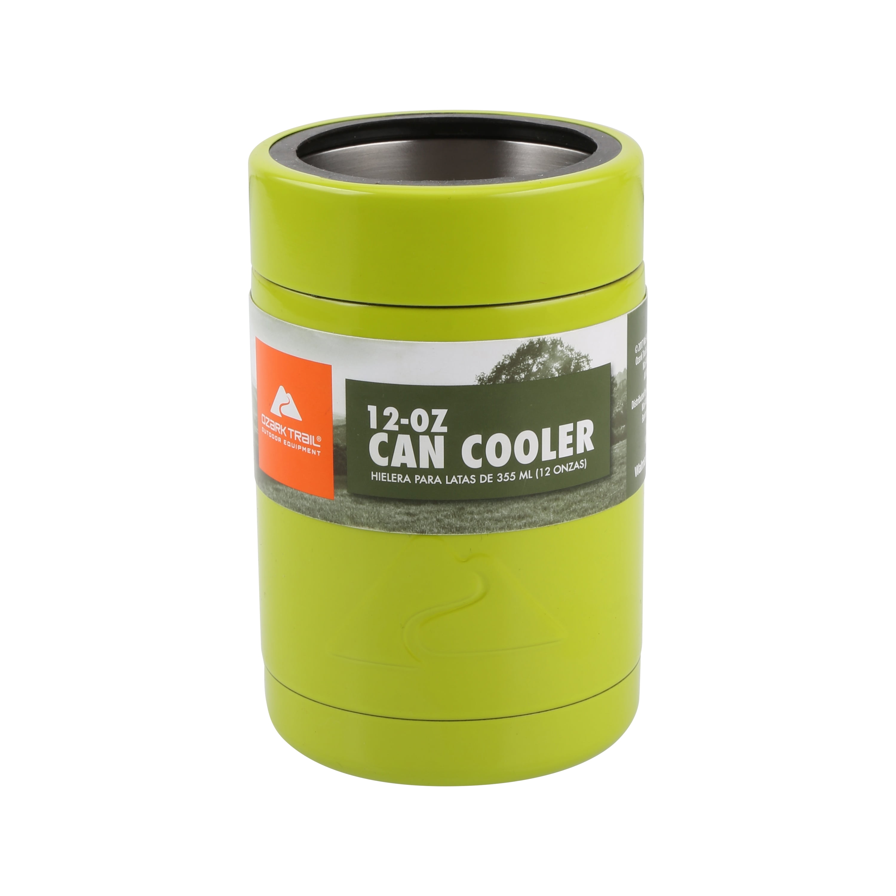 Ozark Trail 12 oz Vacuum Insulated Stainless Steel Can Cooler W