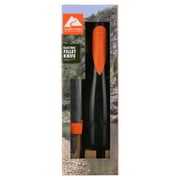 Ozark Trail Electric Fillet Knife with Stainless Steel Serrated Blade, Dual Blade Set and Soft Grip Handle for Fish Cleaning