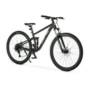 Ozark Trail FS.2 Slalom Full Suspension Mountain Bike, 29" Wheels, Small Frame, Fits Riders 5'1" - 5'5", Black, Adult