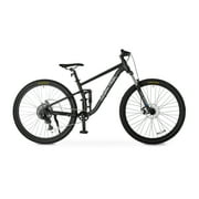 Ozark Trail 29 FS.2 Slalom Full Suspension Mountain Bike, 29 Wheels, Small Frame, Fits Riders 51 - 55, Black, Adult, Unisex, Online Only
