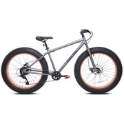 Ozark Trail 26 M.3 Ranger Fat Tire Bike, 26 Wheels, Fits Teen & Adult Riders 55-510, Unisex, Gray