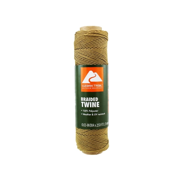 Ozark Trail Fishing Twine 100/250, Khaki