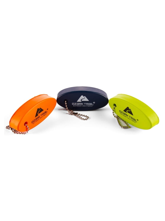 Floating Foam Keychain, High-Visibility Assorted Colors, Key Ring and Chain