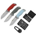 Ozark Trail Folding Pocket Knife Combo Set, MultiColor, 6 Pieces
