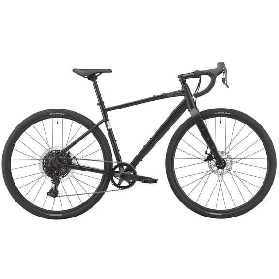 Ozark Trail G.2 Rebel Drop Bar Gravel Bike, 700C, Medium Frame, Fits Riders 5 ft 7 in to 5 ft 11 in, Black, Adult