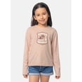 thumbnail image 1 of Ozark Trail Girl's Graphic Long Sleeve Tee, Sizes 4-18 & Plus, 1 of 7