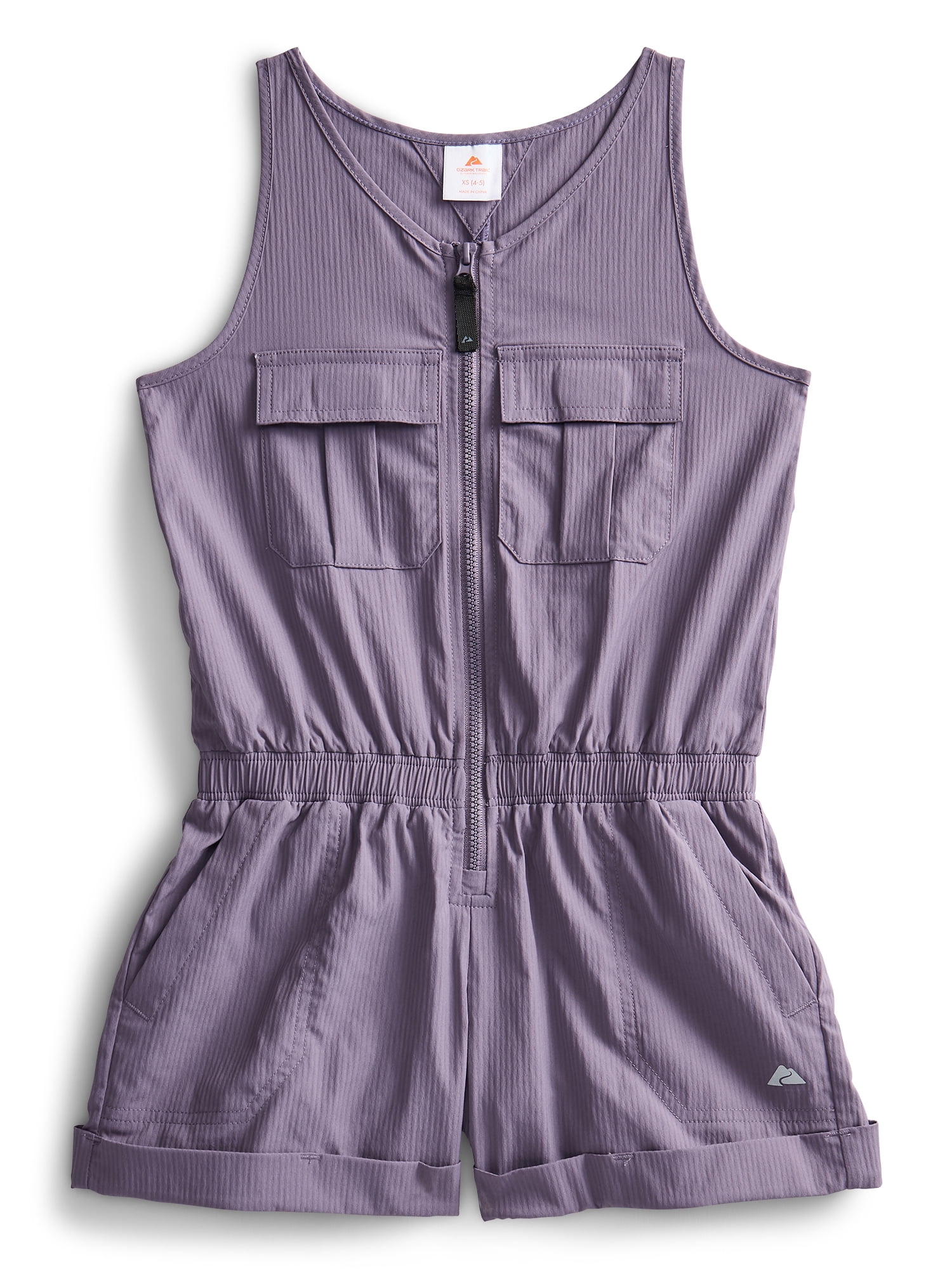 Ozark Trail Girls' Hiking Romper, Sizes 4-18 & Plus