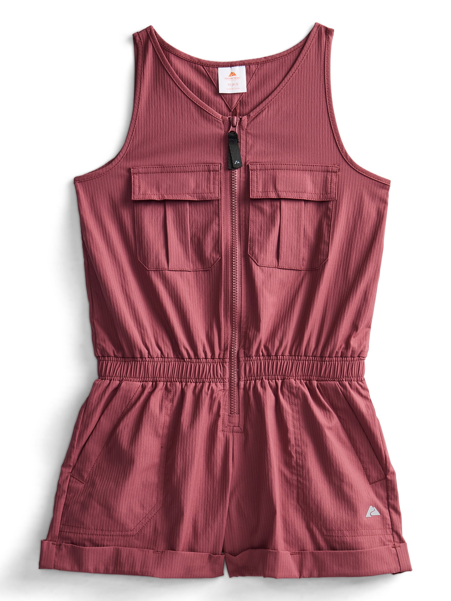 Ozark Trail Girl's Hiking Romper, Sizes 4-18 & Plus