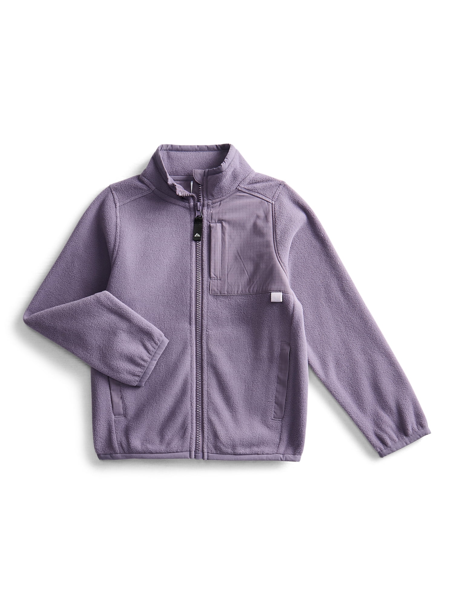 Ozark Trail Girls Micro Fleece Jacket, Sizes 4-18 & Plus