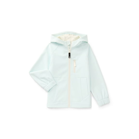 Ozark Trail Girls Zip Up Softshell Jacket with Hood, Sizes 4-18