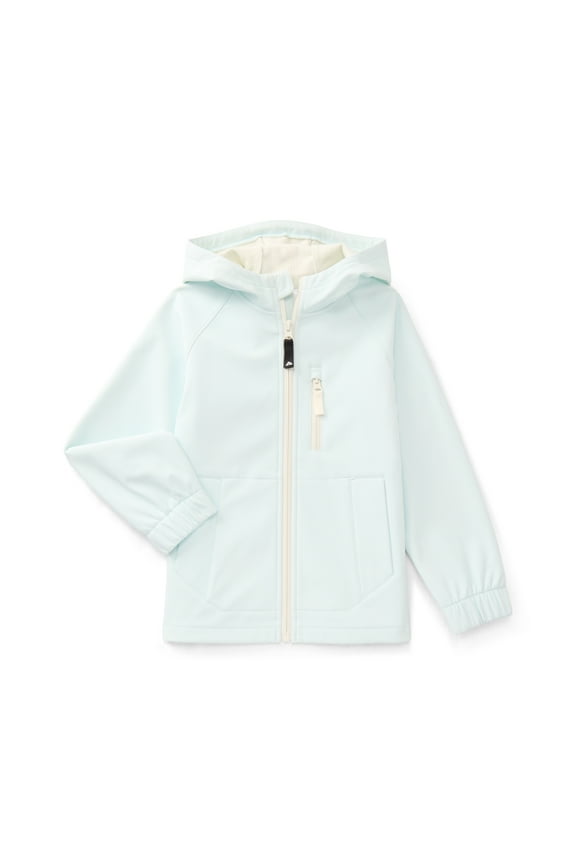 Girls Zip Up Softshell Jacket with Hood, Sizes 4-18