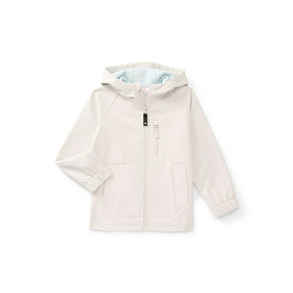 Ozark Trail Girls Zip Up Softshell Jacket with Hood, Sizes 4-18