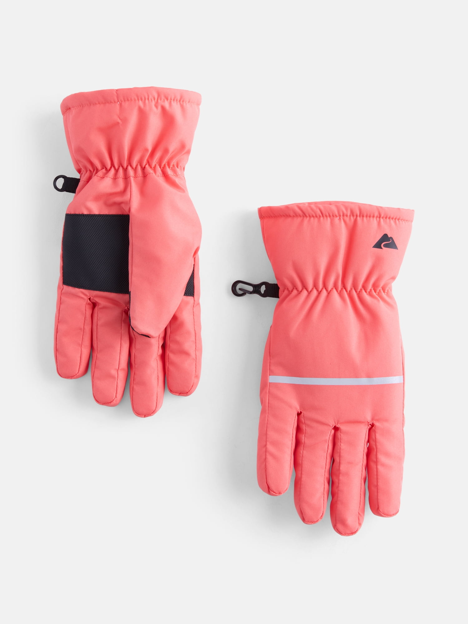 Ozark Trail Girls Outdoor Snow Ski Gloves, Sizes S-XL