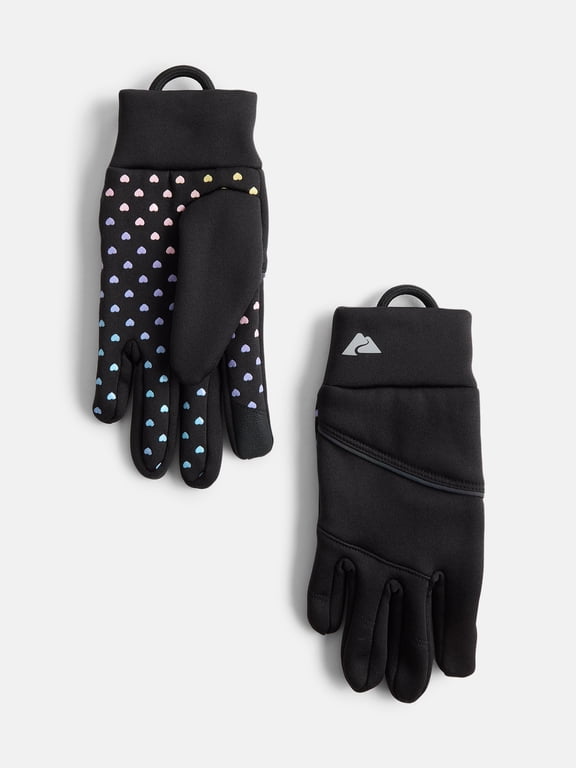 Girls Performance Ski Gloves, Sizes S-XL